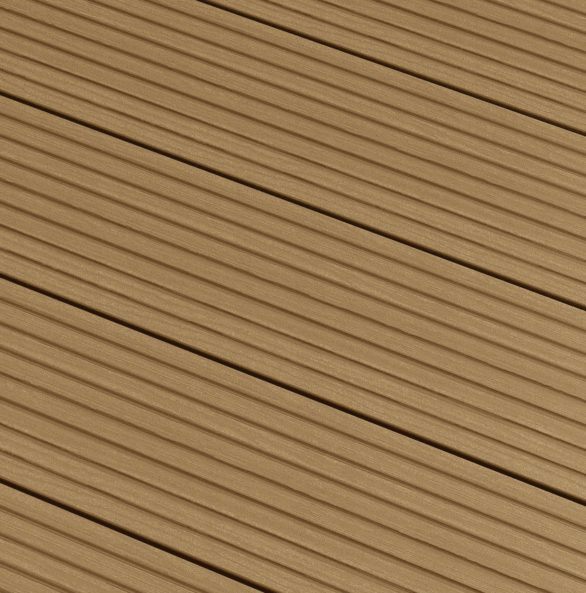 ტერასის დაფა SALAG WOOD Teak Brushed 1ც=0,36მ² 150x25x2400 მმ