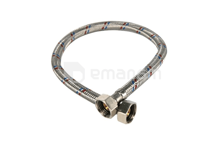 წყლის დრეკადი შლანგი Masterprof F1/2"x12მმ. 80სმ. შ/შ