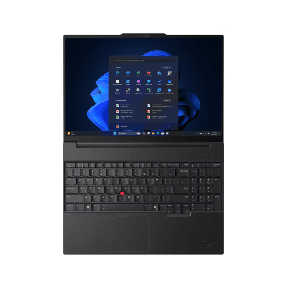ნოუთბუქი Lenovo 21SR0048GX Thinkpad E16 G3, 16", Ultra 5-225U, 16GB, 512GB SSD, Integrated, Black