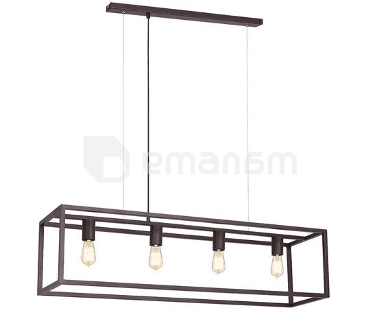 ჭაღი Luminex FRAME RECTANGLE SMALL 4 E27 6501