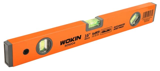 თარაზო Wokin 505204, 40cm, 16\", Spirit Level, Orange