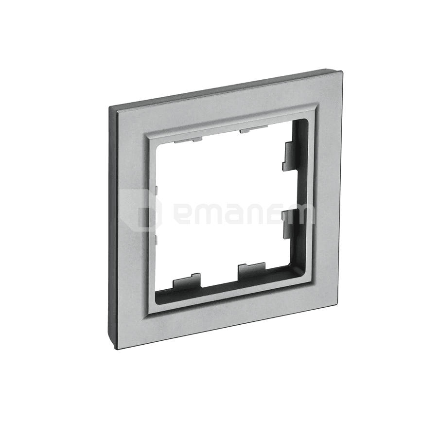 ჩარჩო IEK BR-M12-K46 BRITE 1 უნივერსალური ნაცრისფერი