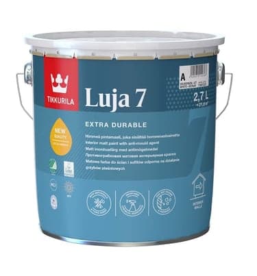 ინტერიერის საღებავი Tikkurila Luja 7 New C 2,7 ლ