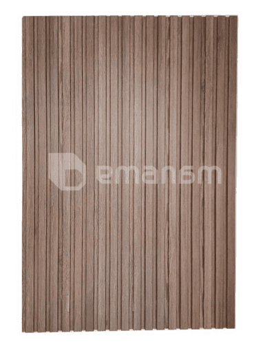 კედლის პანელი MDF Super Profil 12117 2800x117x12 მმ 0.3276 მ² მუხა Rodos
