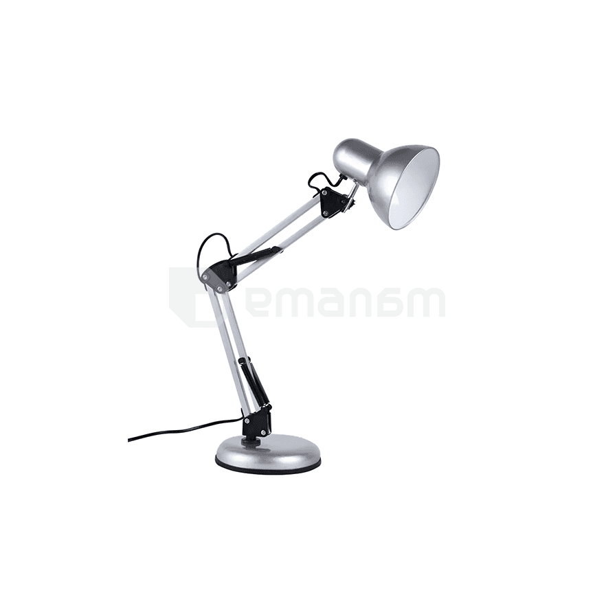 მაგიდის სანათი LEDEX 70992 Robotop Е27 ვერცხლისფერი