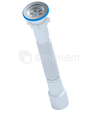 სიფონი გოფრირებული ANI PLAST 1 1/2" 40- 50 G106EU