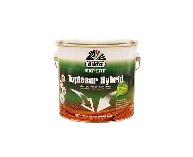 ხის ზეთი TOPLASUR HYBRID 4 ლიტ