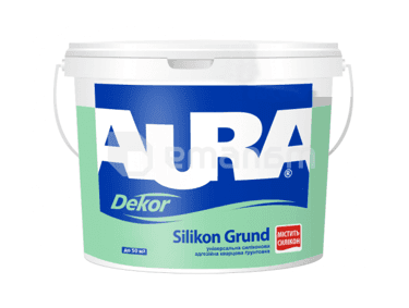 გრუნტი AURA Dekor Silikon Grund 10 ლ