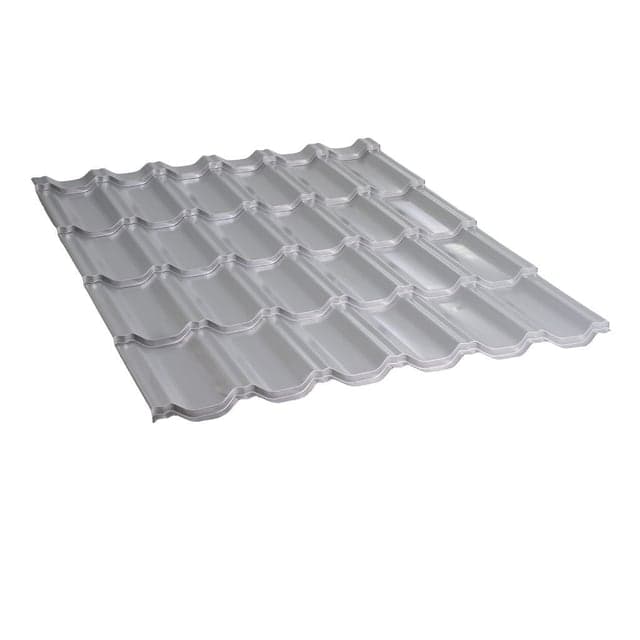 მეტალოკრამიტი ფერადი თუნუქის სახურავი 0.5X1200 პრიალა RAL9006 NOVA