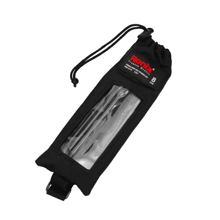 ღია ქანჩის გასაღებების ნაკრები Ronix RH-2201, 8ც