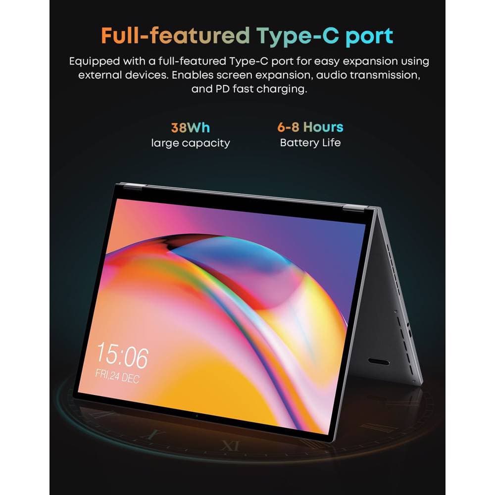 ნოუთბუქი Chuwi FreeBook N150, 13.4", Intel N150, 16GB, 512GB SSD, Integrated, W11H, Grey