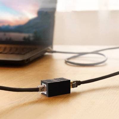ქსელის კაბელის გადასაბმელი UGREEN NW114 (20390), Rj45 Ethernet Connector, Black