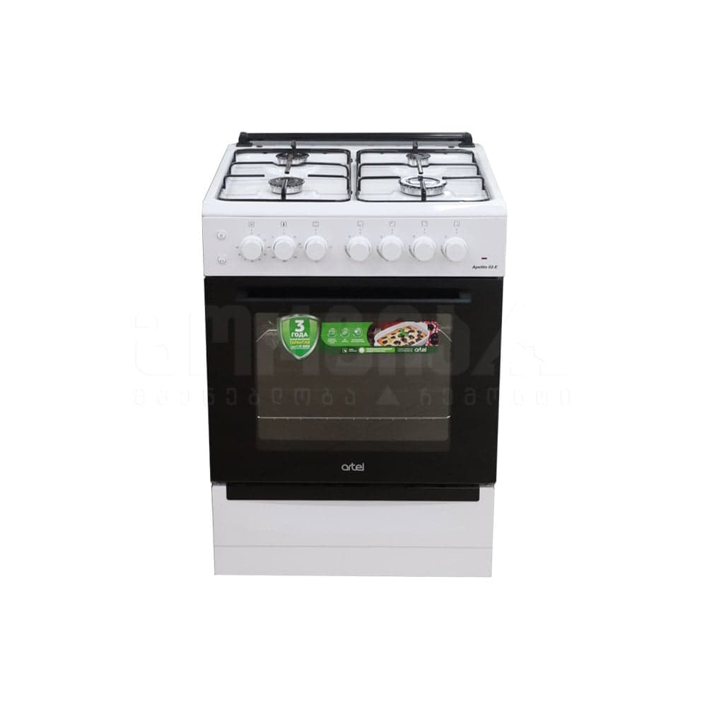 გაზქურა Apetito 02-E White ARTEL