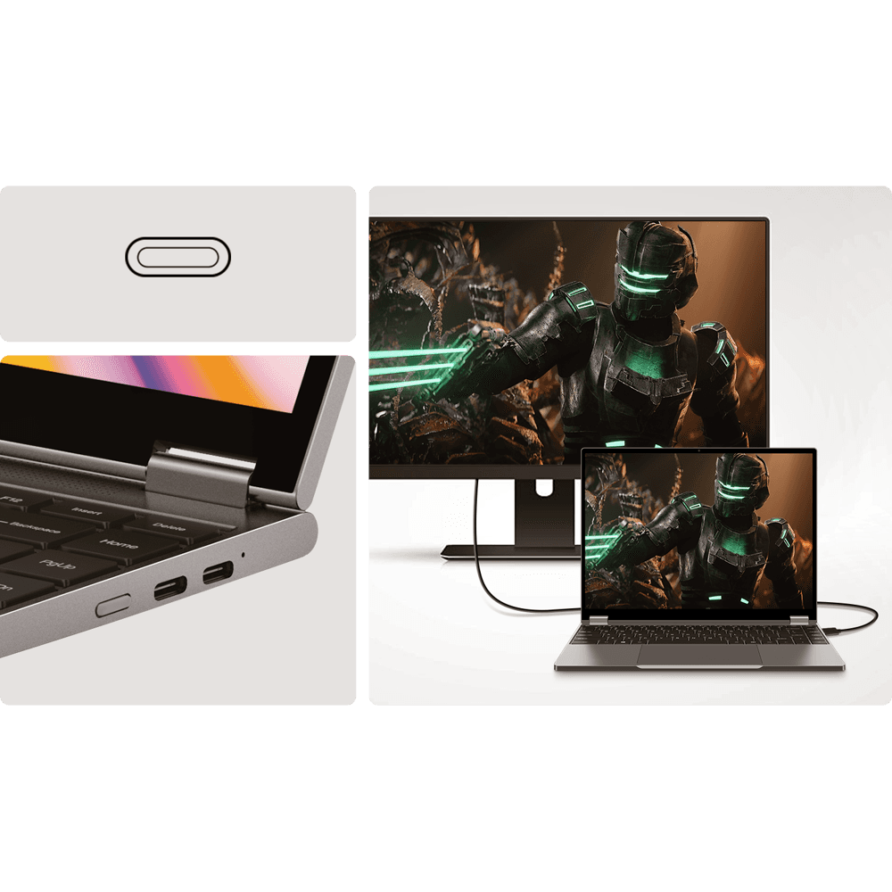 ნოუთბუქი Chuwi FreeBook N150, 13.4", Intel N150, 16GB, 512GB SSD, Integrated, W11H, Grey