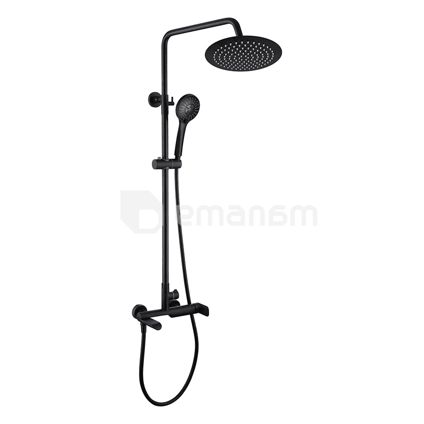 საშხაპე სისტემა Rubineta Olo BK Ultra-10 SW DV3/4 BK 625123
