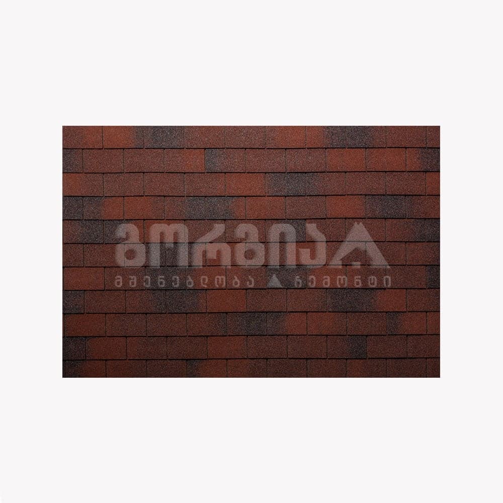 შინგლი მართკუთხედი წითელი ECO ROOF RECTANGULAR