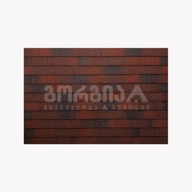 შინგლი მართკუთხედი წითელი ECO ROOF RECTANGULAR