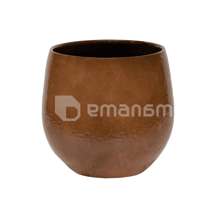 ქოთანი კერამიკული Mega Collections Puro Cauldron Brown 38x34სმ