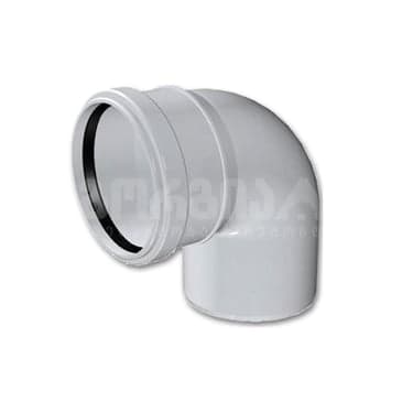 მუხლი 125მმ 90* +GF+ (PVC)