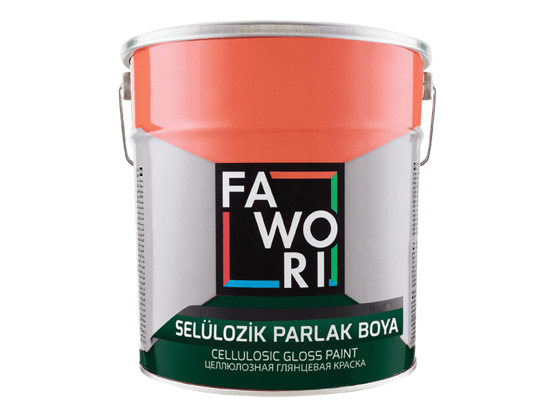 0.85 ლ ცელულოზური პრიალა თეთრი საღებავი FAWORI