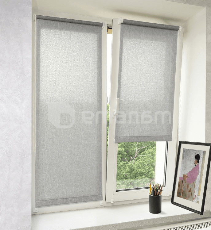 შტორი Delfa Aura SRSH-01M-2720 66(62)/170 სმ ღია ნაცრისფერი