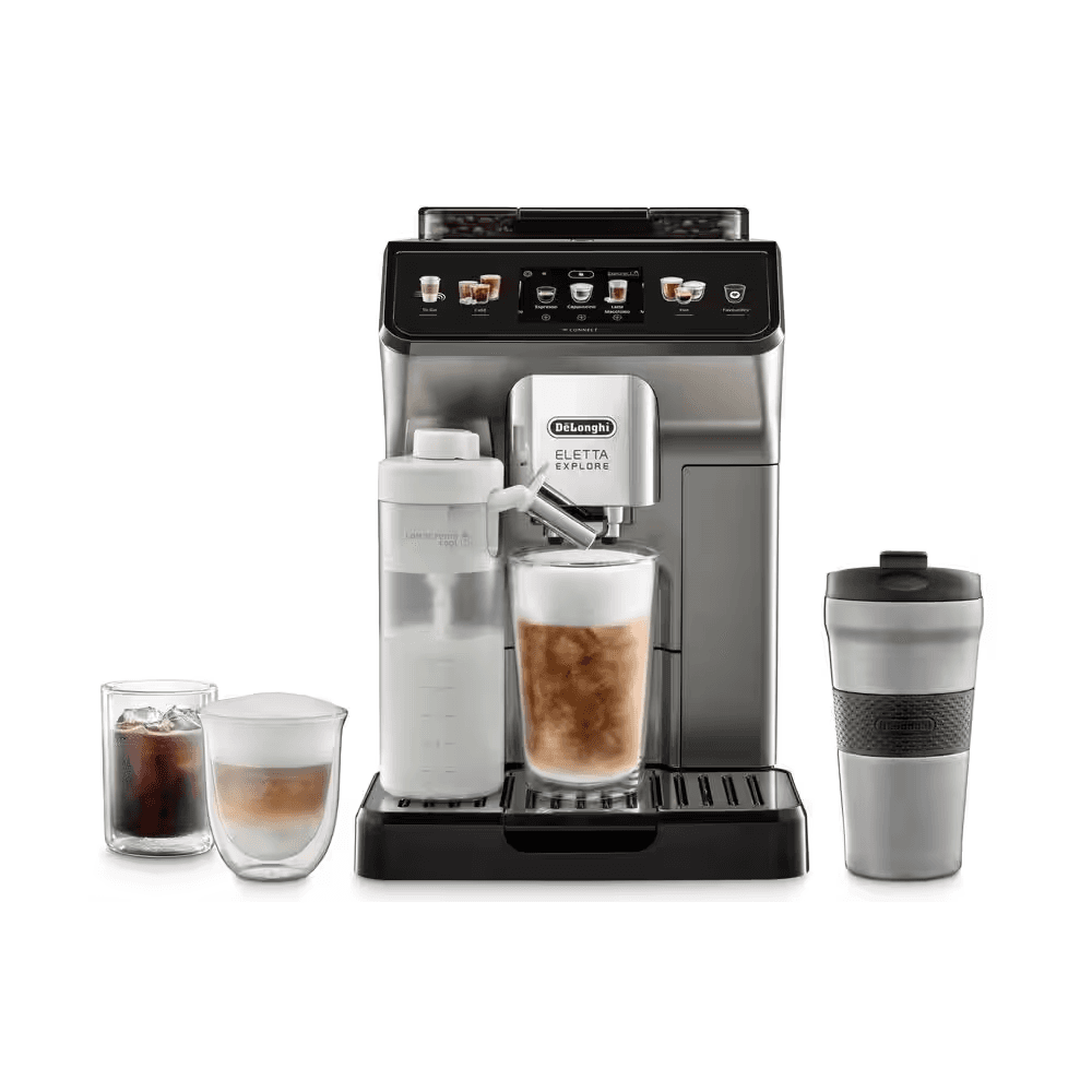 ყავის აპარატი DeLonghi ECAM450.86.T Eletta, 1450W, 1.8L, Coffee Machine, Titanium