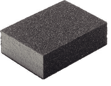 100x68x27 grit 150 ღრუბელი ზუმფარით Sponge abrasive KARBOSAN