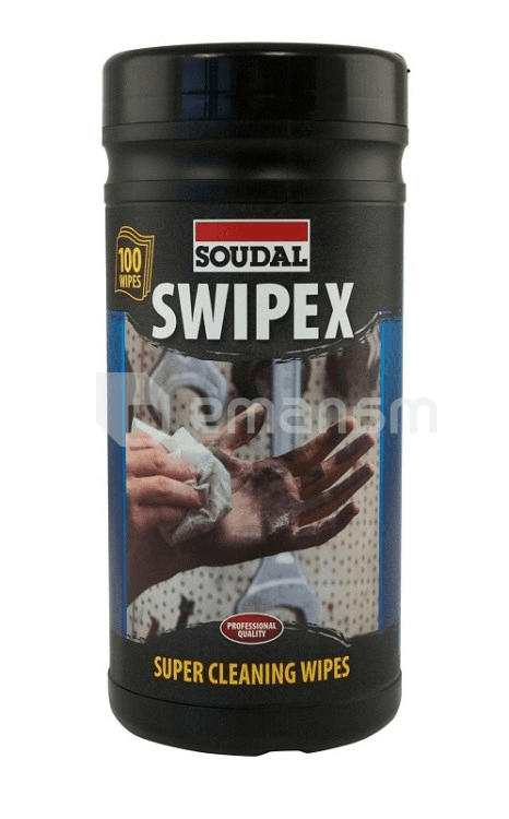 ტექნიკური ხელსახოცი Soudal Swipex 100 ც