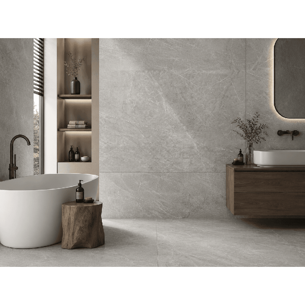 კერამოგრანიტი Ceroq ATHENA TAUPE POLISHED 60x120 სმ ტაუპი