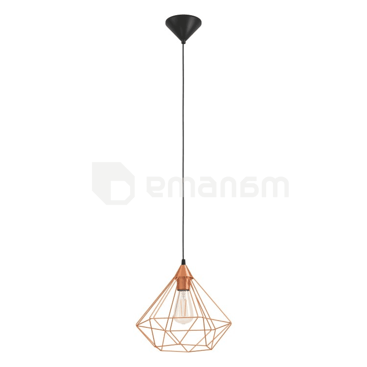 საკიდი Eglo 1 KUPFERFARBEN TARBES E27 Ø325მმ h1100 სპილენძი 43359