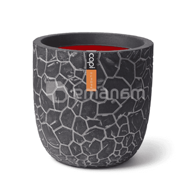 ქოთანი ყვავილის Capi Europe Planter ball Clay NL 35x34სმ ანტრაციტი