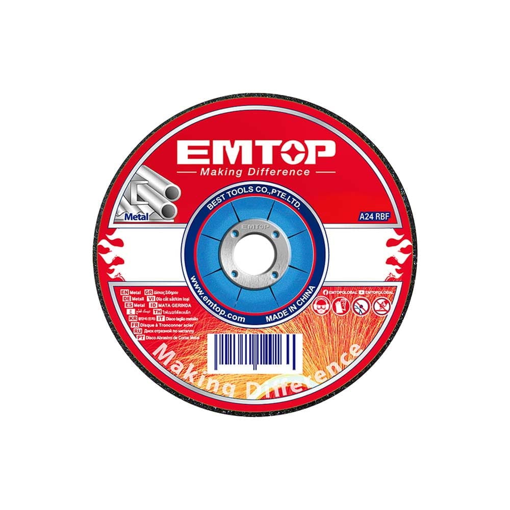 აბრაზიული მეტალის სახეხი დისკი 115x6 მმ EACD601151 EMTOP