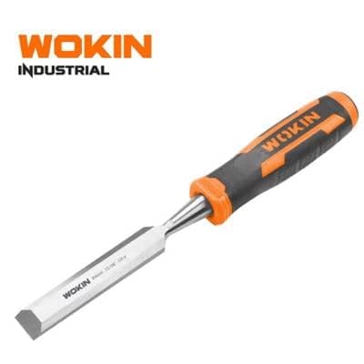 საჭრისი Wokin 254216, 16mm(5/8\"), Wood Chisel (INDUSTRIAL), Black/Orange