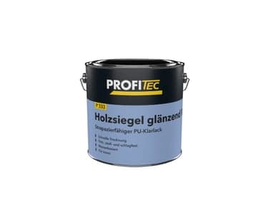წყლის ლაქი პრიალა P333 Holzsiegel glanzend WB farblos 2.5 ლიტ