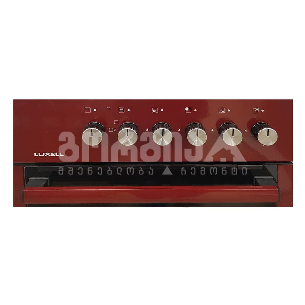 გაზქურა LUXELL LF66-GE40F RED