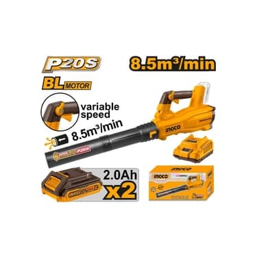 ჰაერსაბერი აკუმულატორის Ingco CABLI204282 20V 2x2.0Ah