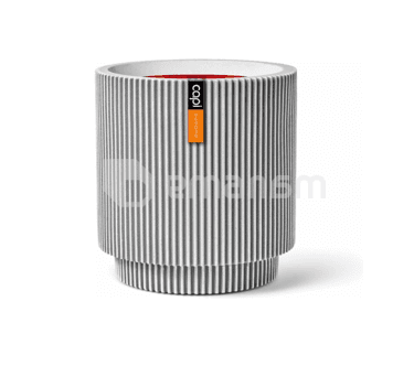 ქოთანი ყვავილის Capi Europe Vase Groove 41x43სმ სპულოსძვლისფერი