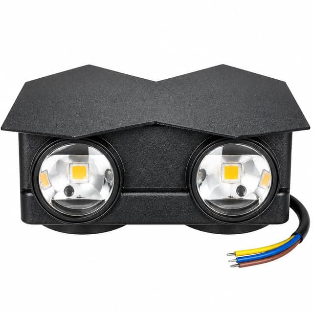 ბაღის კედლის LED სანათი AIMON TPLED-06 4 W IP65 3000 K შავი