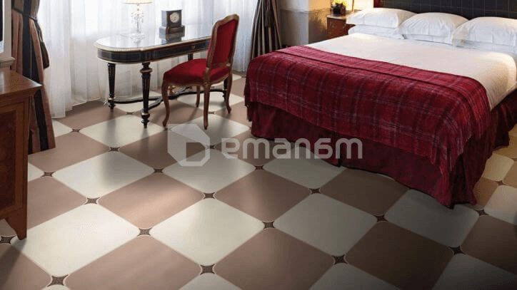 ჩასადგმელი Absolut keramika ESTRELLA SET CORE BEIGE 6,7x6,7 სმ