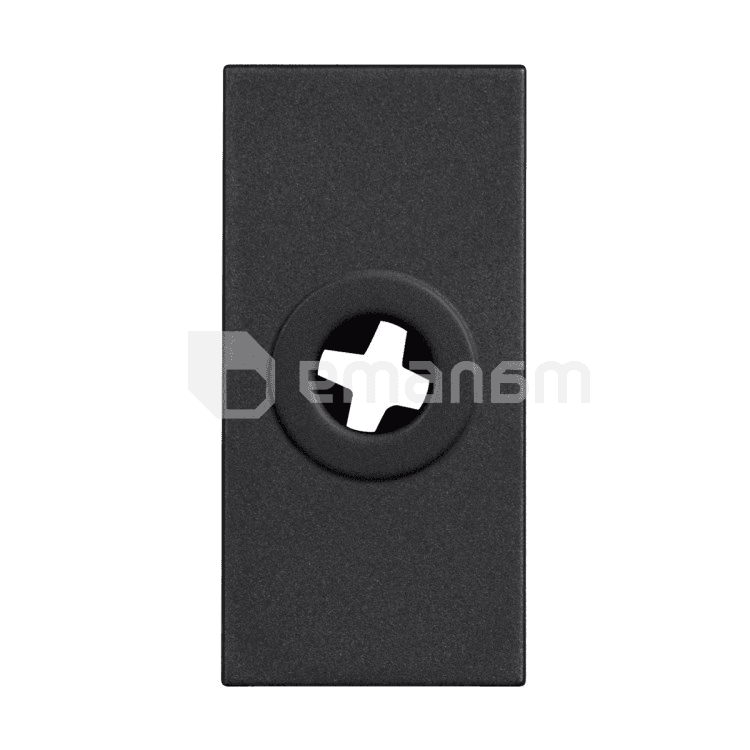 საკაბელო გამომყვანი Bticino 1 მოდული 9.5mm შავი