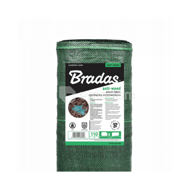 აგროტექსტილი მწვანე Bradas 100 გ 1,6x100 მ