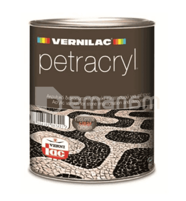 ლაქი ქვისთვის Vernilac Petracryl Glossy 0.75 ლ
