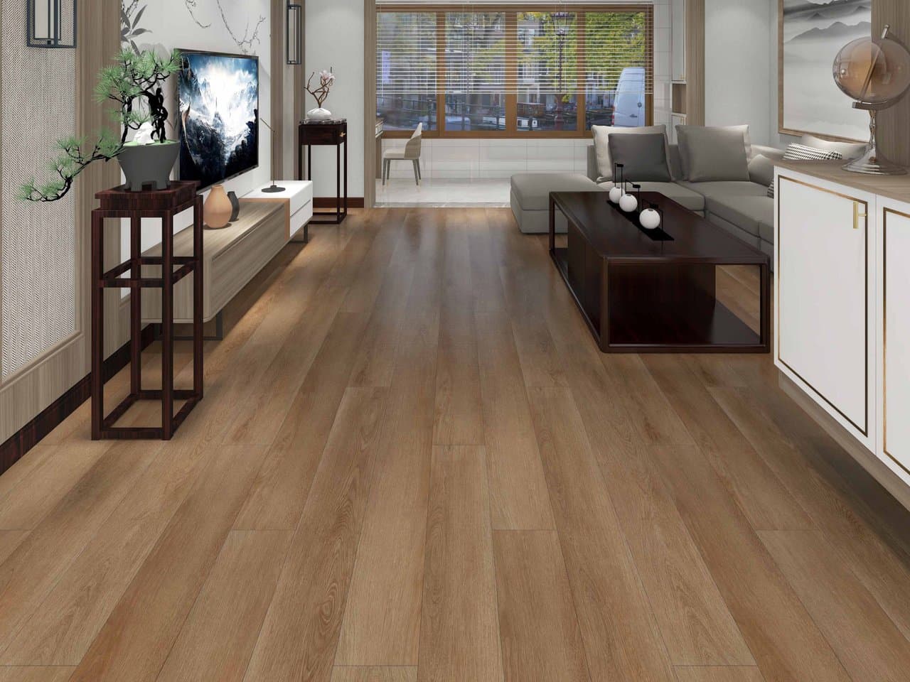 ვინილის იატაკი CANYON OAK 228X1220X 4+1 მმ