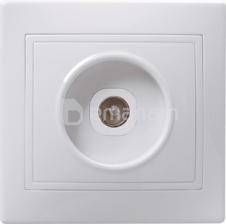 როზეტი IEK TV EAK10-K01-DM 1 თეთრი