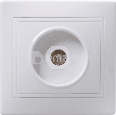 როზეტი IEK TV EAK10-K01-DM 1 თეთრი