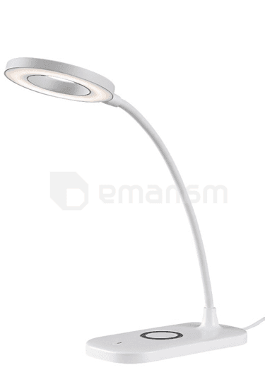 მაგიდის სანათი Rabalux Hardin 5W 2700 6000K USB თეთრი 74014