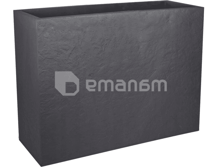 ქოთანი პლასტმასის EDA Plastiques LOFT L VOLCANIA 78,5 X 29,5 X 60სმ 46ლ