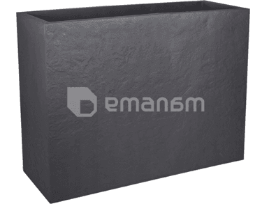 ქოთანი პლასტმასის EDA Plastiques LOFT L VOLCANIA 78,5 X 29,5 X 60სმ 46ლ