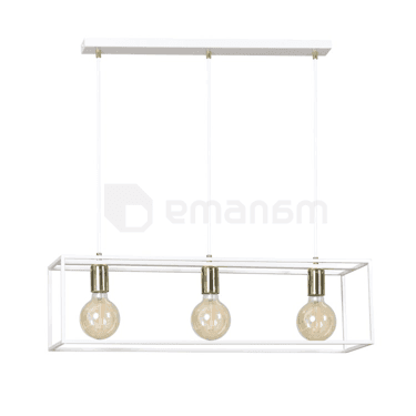 ჭაღი EMIBIG KARMEN 3 E27 3x MAX 60W თეთრი