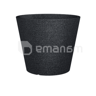 ეზოს პლასტიკის ქოთანი Scheurich 30/238 Stony black